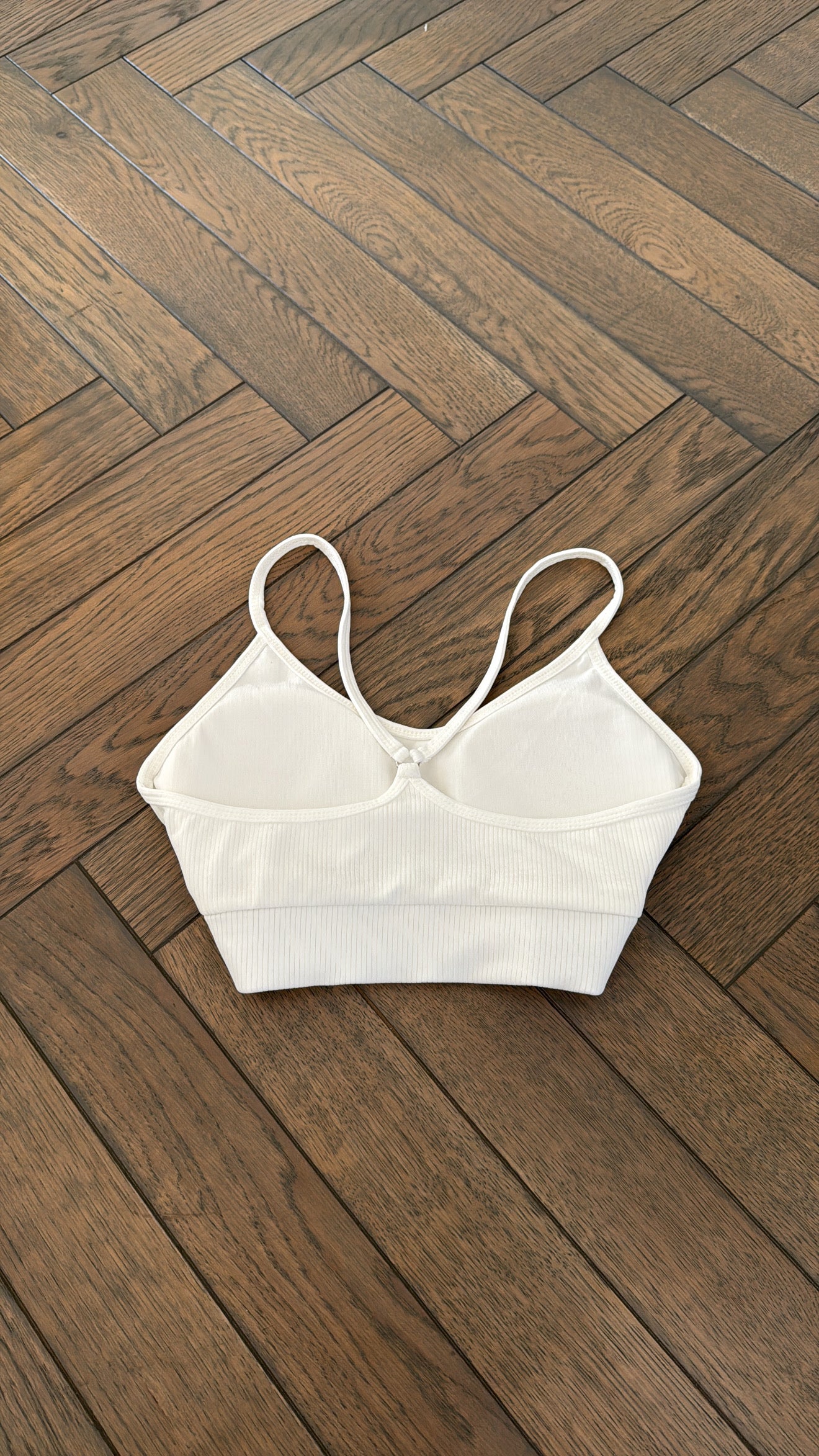 White Alo crop top