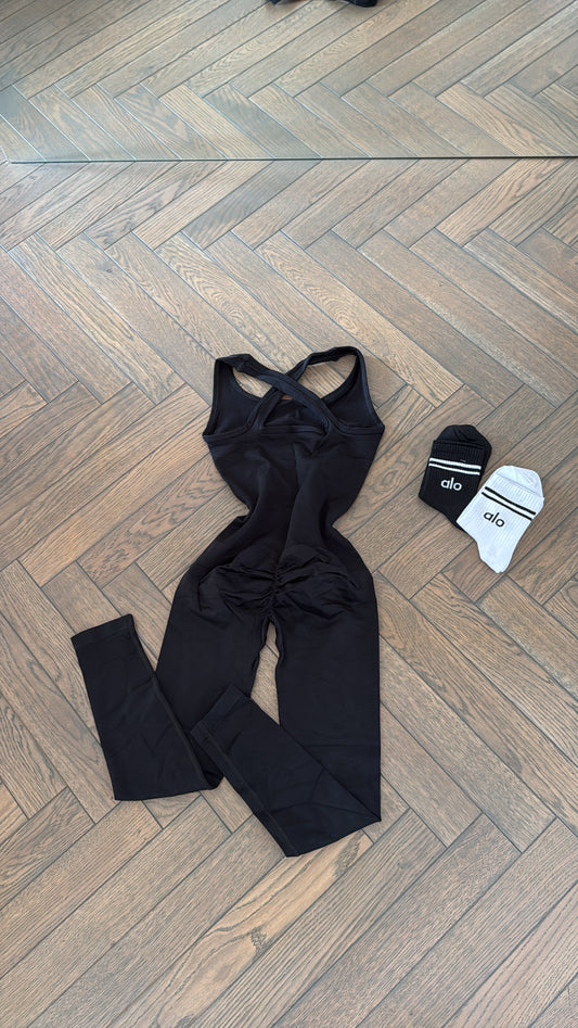 2 piece set- jumpsuit+socks