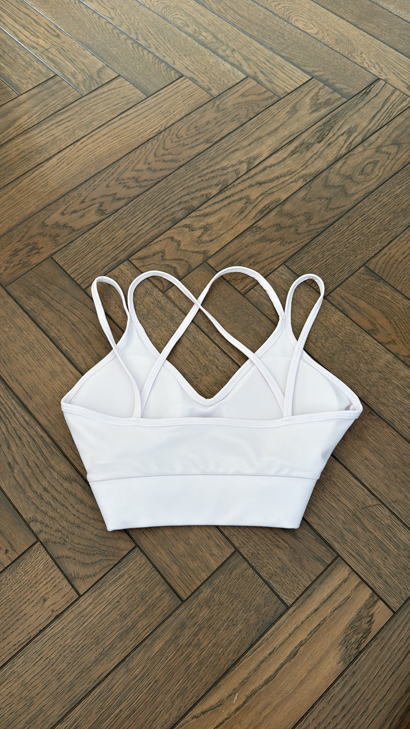 White Alo crop top