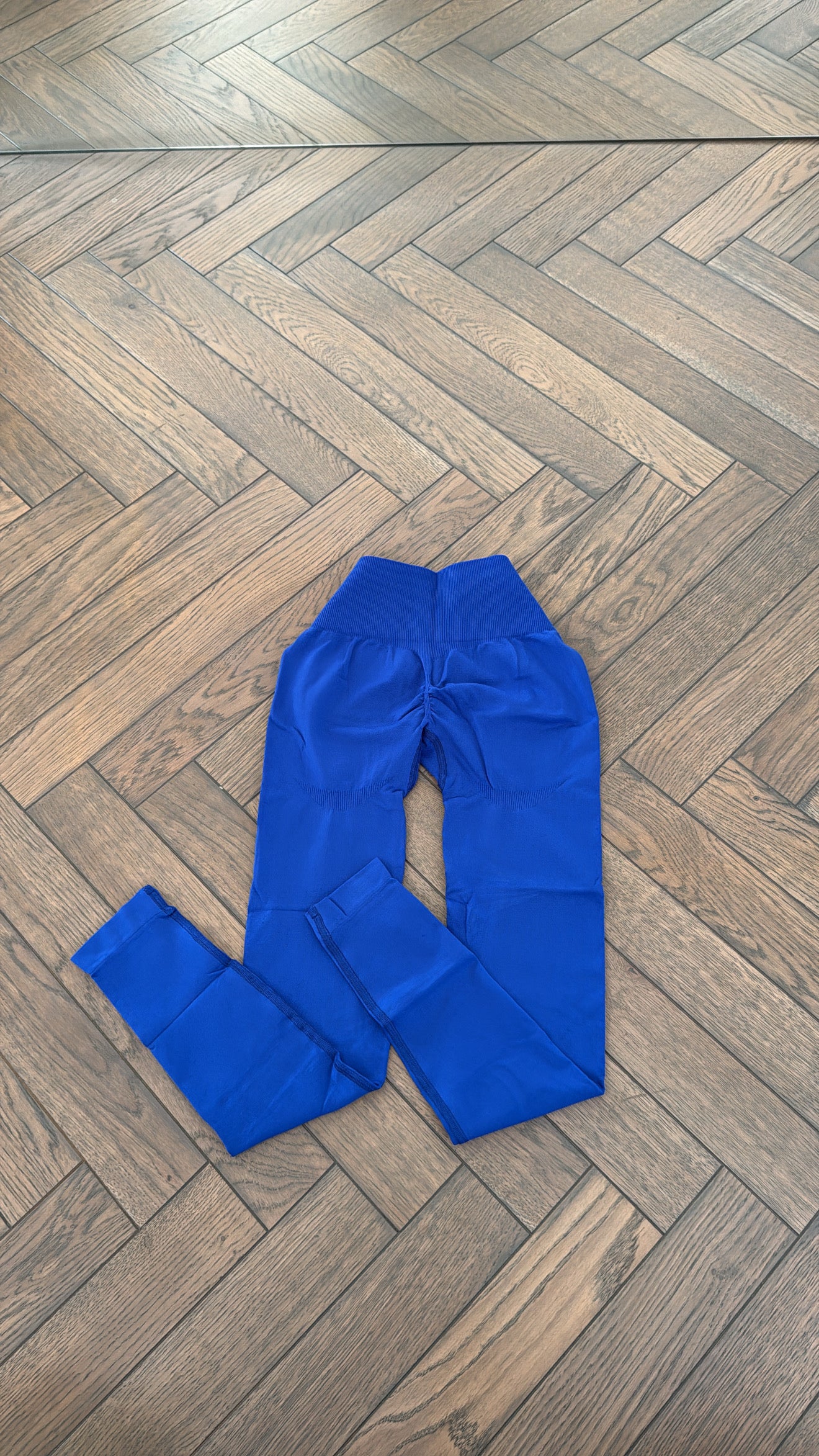 Blue push up leggings