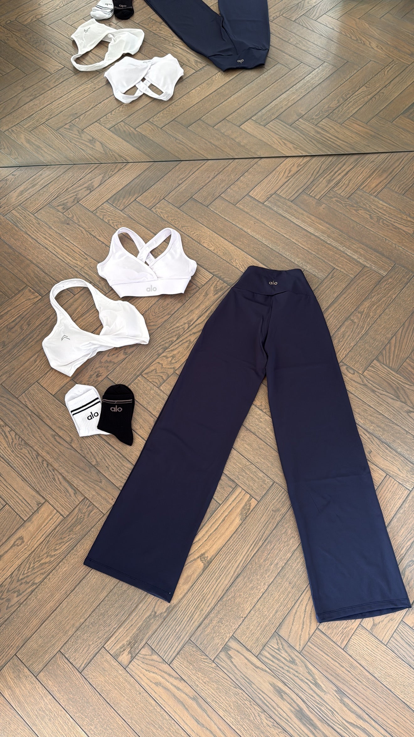 3 piece set- crop top+leggings+socks