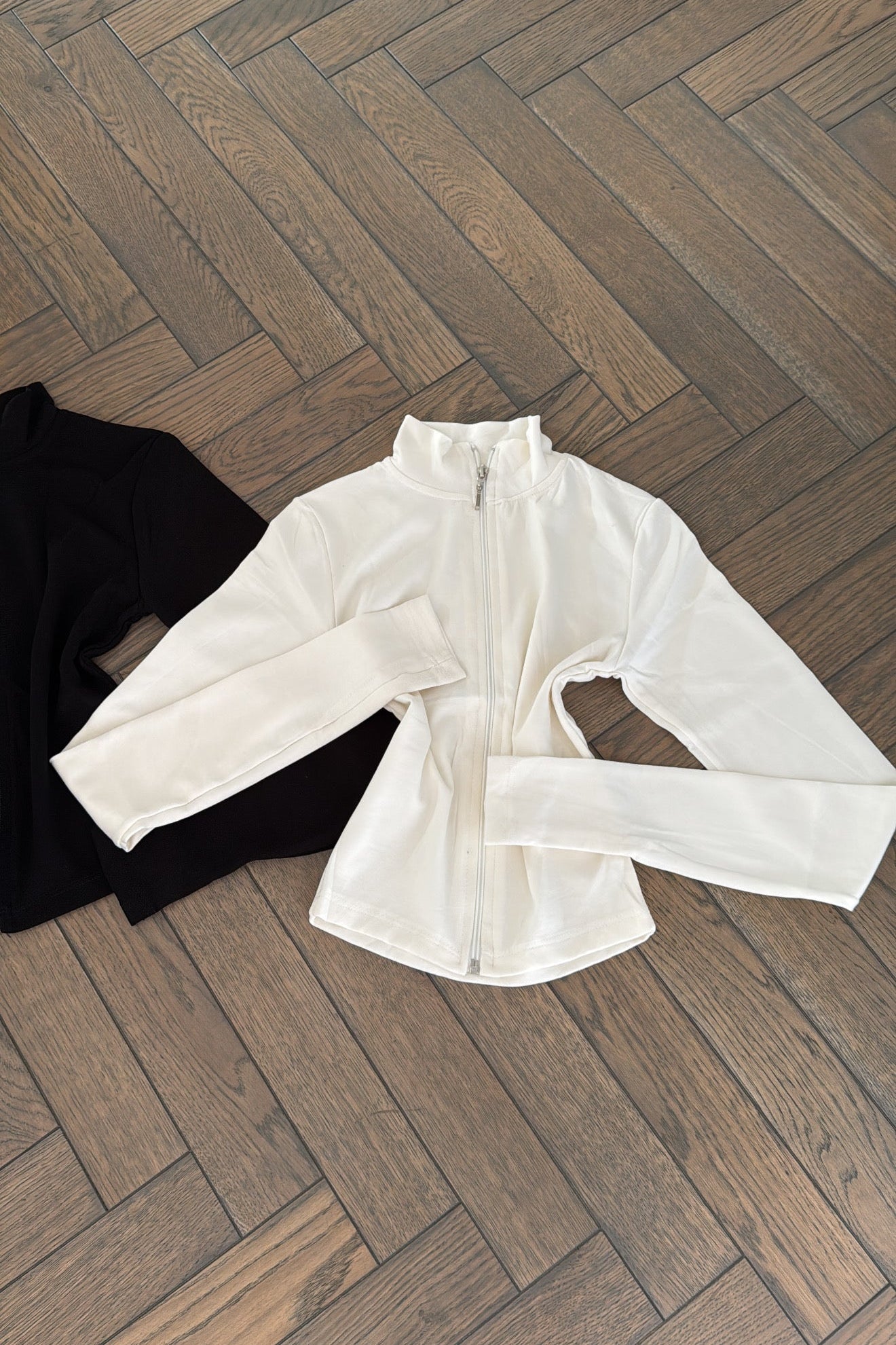 Set- white bbl jacket+leggings+socks