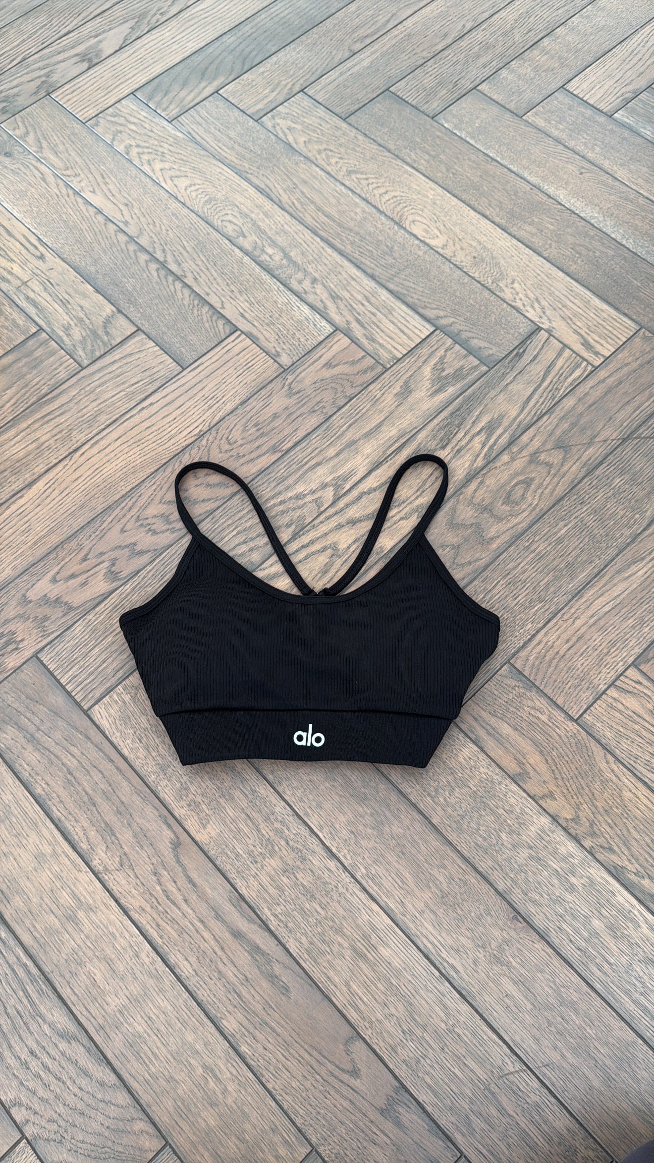 Black Alo crop top