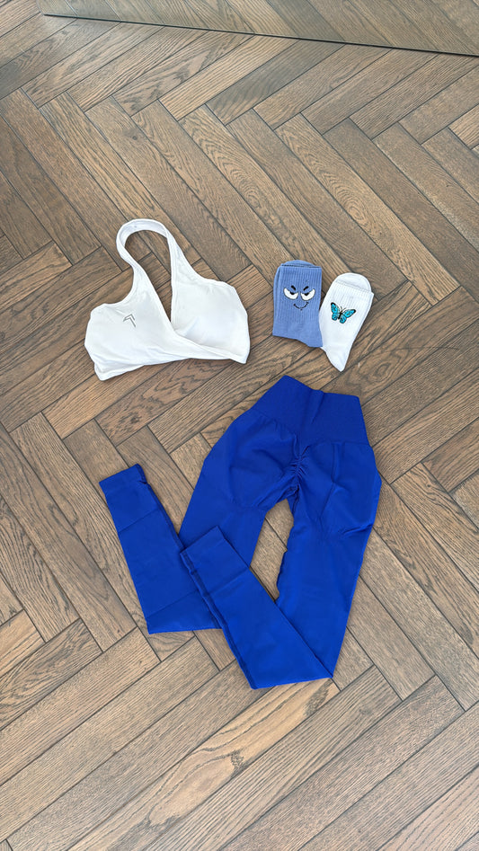 3 piece set- crop top+leggings+socks