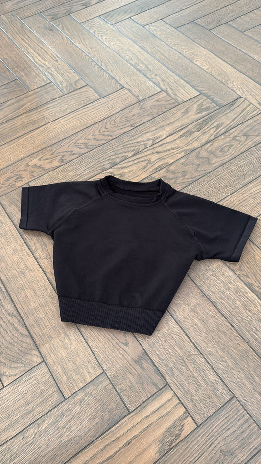 Black crop top