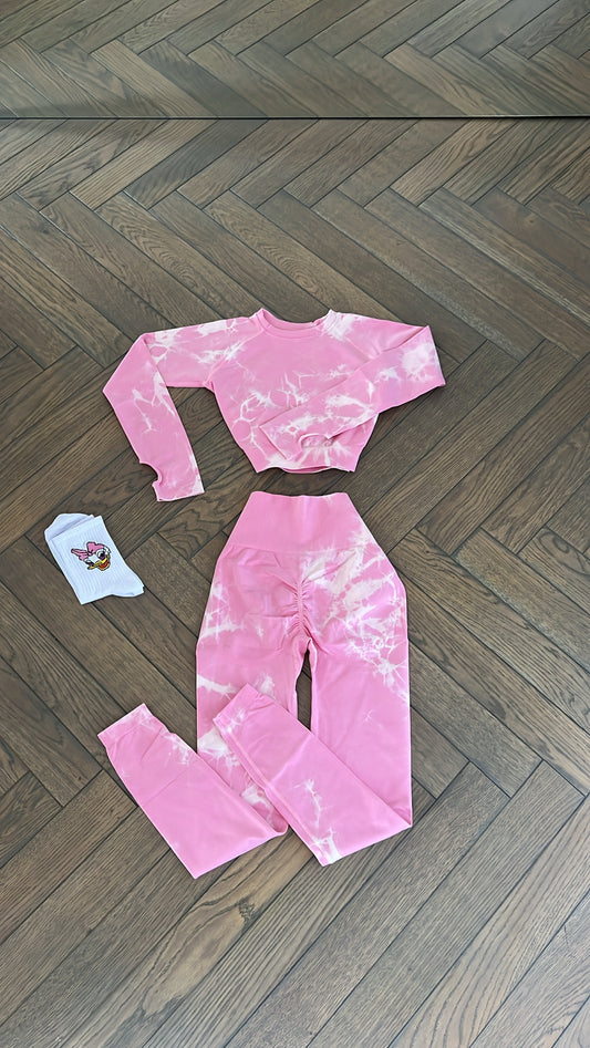 2 piece set-crop top+leggings