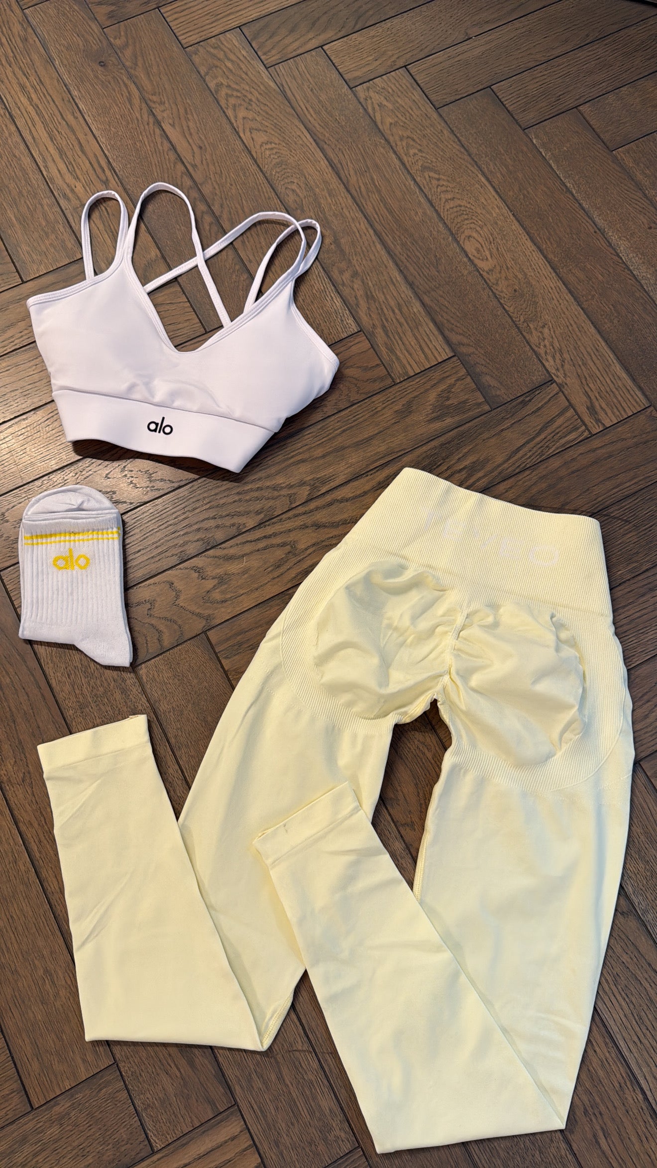 3 piece Set- crop top+leggings+socks