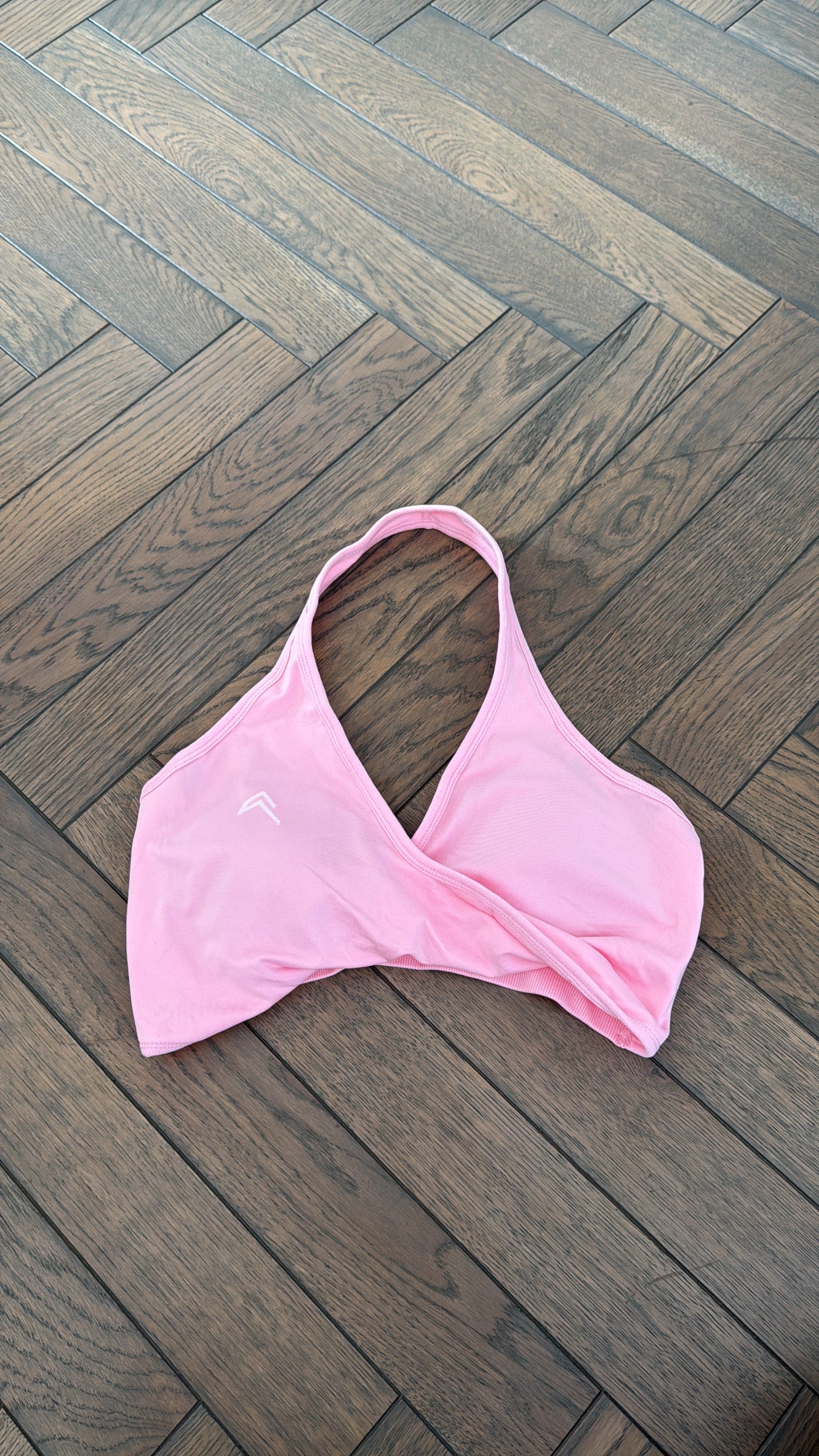 Baby pink OnerActive crop top