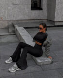 2 piece set-crop top+leggings