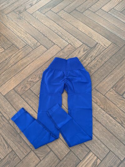 Blue push up leggings