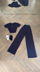 3 piece set- crop top+leggings+socks