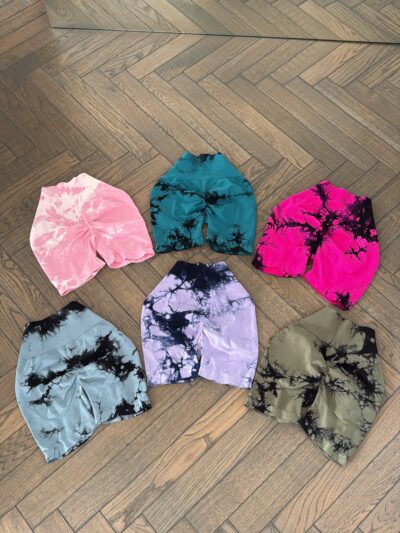 Two colored push up shorts