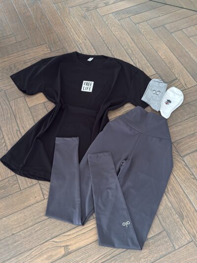 3 piece set-t shirt+leggings+socks