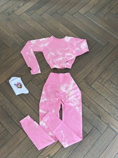 2 piece set-crop top+leggings