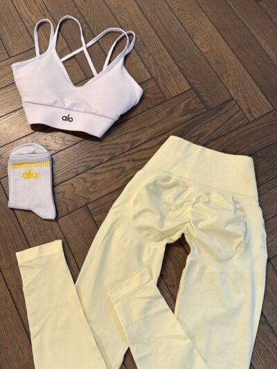 3 piece Set - crop top+leggings+socks