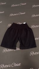 No Push Up Black Shorts