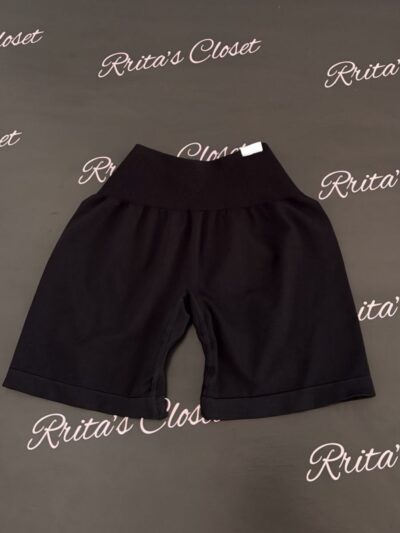 No Push Up Black Shorts