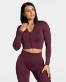 Teveo Zip Jacket - Plum